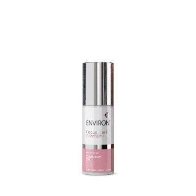 Focus Care Comfort+ Vita-Enriched Colostrum Gel 30ml - This serum contains a high concentration of bovine colostrum, and it is enriched with vitamins and a variety of antioxidants, including Green Tea, vitamin C and vitamin E.â€¯ This immune-boosting serum helps to protect the skin from external and internal stressors resulting in skin that feels soft, soothed and protected. BENEFITS: Improves the appearance of problem and sensitive skin. Assists in improving the appearance of fine lines and sun-damaged skin and leaves skin looking more youthful and radiant. Lightly fragranced with lavender, it helps to create a sense of peace and harmony. To optimise efficacy, use Colostrum Gel in conjunction with Environ’s Electro-Sonic DF Mobile Skin Care Device which will assist to deliver more essential nutrients to where the skin needs them most.