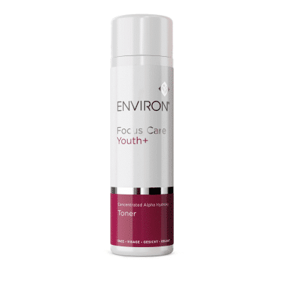 Focus Care Youth+ Concentrated Alpha Hydroxy Toner 200ml - This toner contains a high concentration of Glycolic Acid. It may assist in promoting the natural acid mantle of the skin and in encouraging exfoliation in the gentlest way possible to help refine the texture of the skin, resulting in skin that feels smoother and looking radiantly healthy. BENEFITS: Specially formulated to work in synergy with the Environ vitamin A moisturisers. A mild exfoliating action helps to refine the appearance of your skin texture. Smooth the look of your skin and assist in improving the appearance of uneven skin tone.