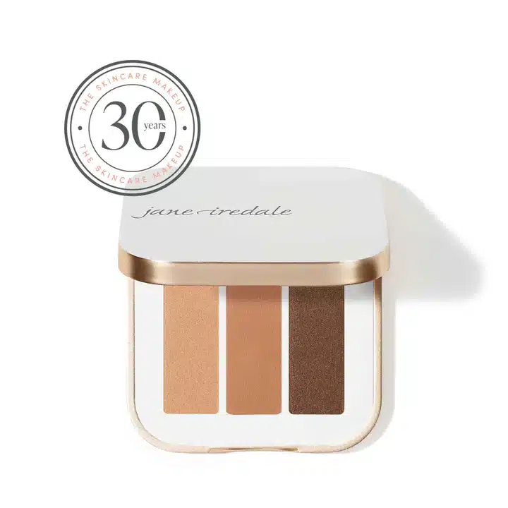 PurePressed® Eye Shadow Triple - A carefully curated trio of complementary shadows that add depth and dimension with easy-to-create, nuanced looks. Gentle & safe for sensitive eyes. Features and Benefits: Three complementary shadows for nuanced looks. Finely milled mineral pigments for richer, truer colour. Soft, buttery texture for smooth application and easy blending. Long-lasting, creamy formula for colour that won’t crease or fade. Nourishing natural ingredients moisturise and soften for a visibly smooth appearance. Gentle & safe for sensitive eyes. No Talc. Always cruelty-free. Available at SenSara Beauty Clinic in Coolum Beach.